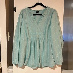Detailed torrid baby doll style top. Sz 4